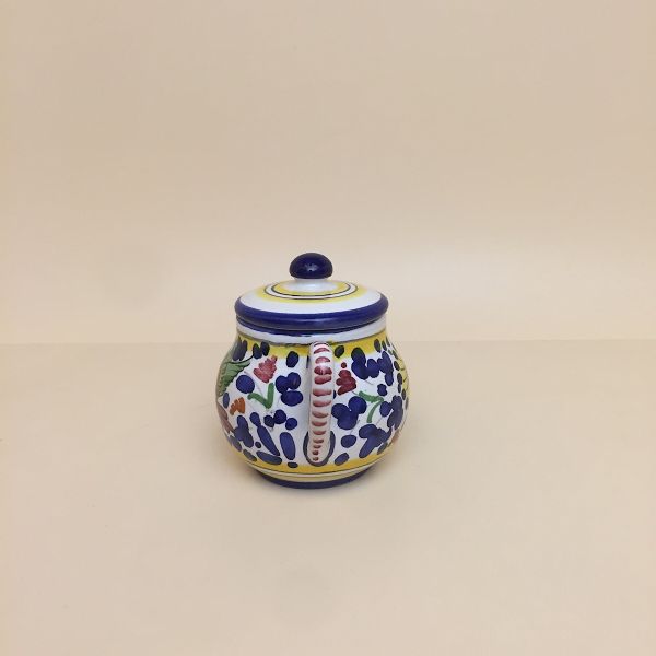 Sugarpot with 2 handles, cm.11h
